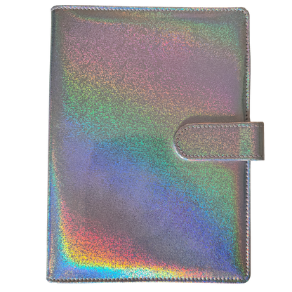 DIN A5 Ringbuch - holografisch Silber