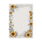 DIN A5 Ringbucheinlagen 6-fach Lochung mit Motiv | Bild Sunflower 10
