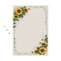 DIN A5 Ringbucheinlagen 6-fach Lochung mit Motiv | Bild Sunflower 12
