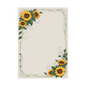 DIN A5 Ringbucheinlagen 6-fach Lochung mit Motiv | Bild Sunflower 12