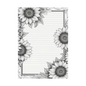 DIN A5 Ringbucheinlagen 6-fach Lochung mit Motiv | Bild Sunflower 16