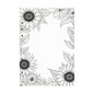 DIN A5 Ringbucheinlagen 6-fach Lochung mit Motiv | Bild Sunflower 19