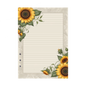 DIN A5 Ringbucheinlagen 6-fach Lochung mit Motiv | Bild Sunflower 35