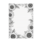 DIN A5 Ringbucheinlagen 6-fach Lochung mit Motiv | Bild Sunflower 42
