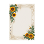 DIN A5 Ringbucheinlagen 6-fach Lochung mit Motiv | Bild Sunflower 43