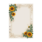 DIN A5 Ringbucheinlagen 6-fach Lochung mit Motiv | Bild Sunflower 43