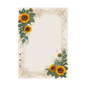 DIN A5 Ringbucheinlagen 6-fach Lochung mit Motiv | Bild Sunflower 43