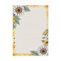 DIN A5 Ringbucheinlagen 6-fach Lochung mit Motiv | Bild Sunflower 58
