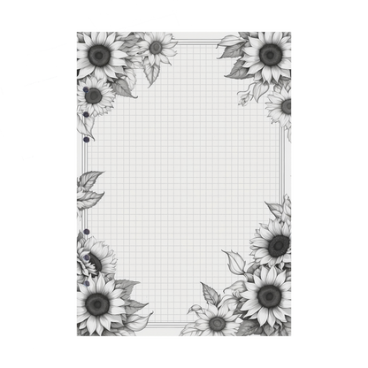 DIN A5 Ringbucheinlagen 6-fach Lochung mit Motiv | Bild Sunflower 59