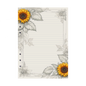 DIN A5 Ringbucheinlagen 6-fach Lochung mit Motiv | Bild Sunflower 61