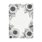DIN A5 Ringbucheinlagen 6-fach Lochung mit Motiv | Bild Sunflower 63