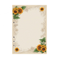 DIN A5 Ringbucheinlagen 6-fach Lochung mit Motiv | Bild Sunflower 67