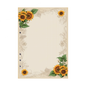 DIN A5 Ringbucheinlagen 6-fach Lochung mit Motiv | Bild Sunflower 67