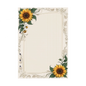 DIN A5 Ringbucheinlagen 6-fach Lochung mit Motiv | Bild Sunflower 70