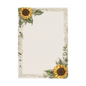 DIN A5 Ringbucheinlagen 6-fach Lochung mit Motiv | Bild Sunflower 73