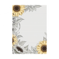 DIN A5 Ringbucheinlagen 6-fach Lochung mit Motiv | Bild Sunflower 80