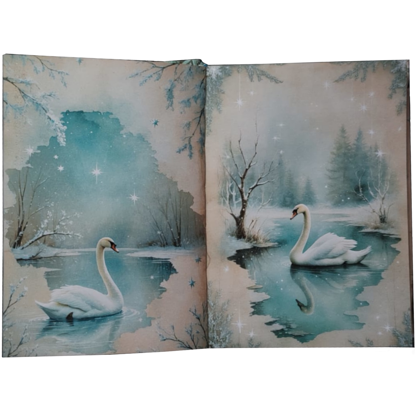 Illustriertes Notizbuch | Motiv A Winter´s Tale  | DIN A5 Hardcover | 160 Seiten