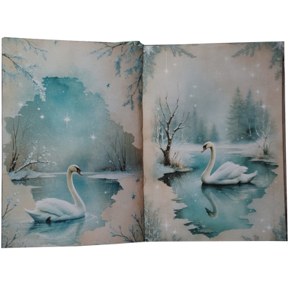 Illustriertes Notizbuch | Motiv A Winter´s Tale  | DIN A5 Hardcover | 160 Seiten