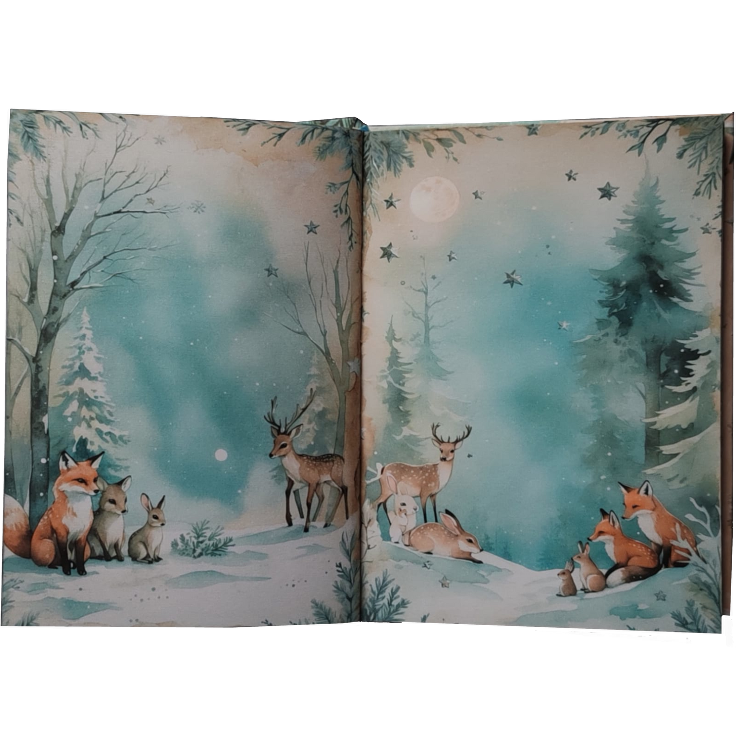 Illustriertes Notizbuch | Motiv A Winter´s Tale  | DIN A5 Hardcover | 160 Seiten