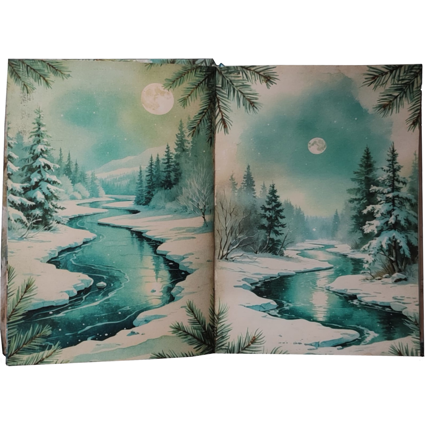 Illustriertes Notizbuch | Motiv A Winter´s Tale  | DIN A5 Hardcover | 160 Seiten