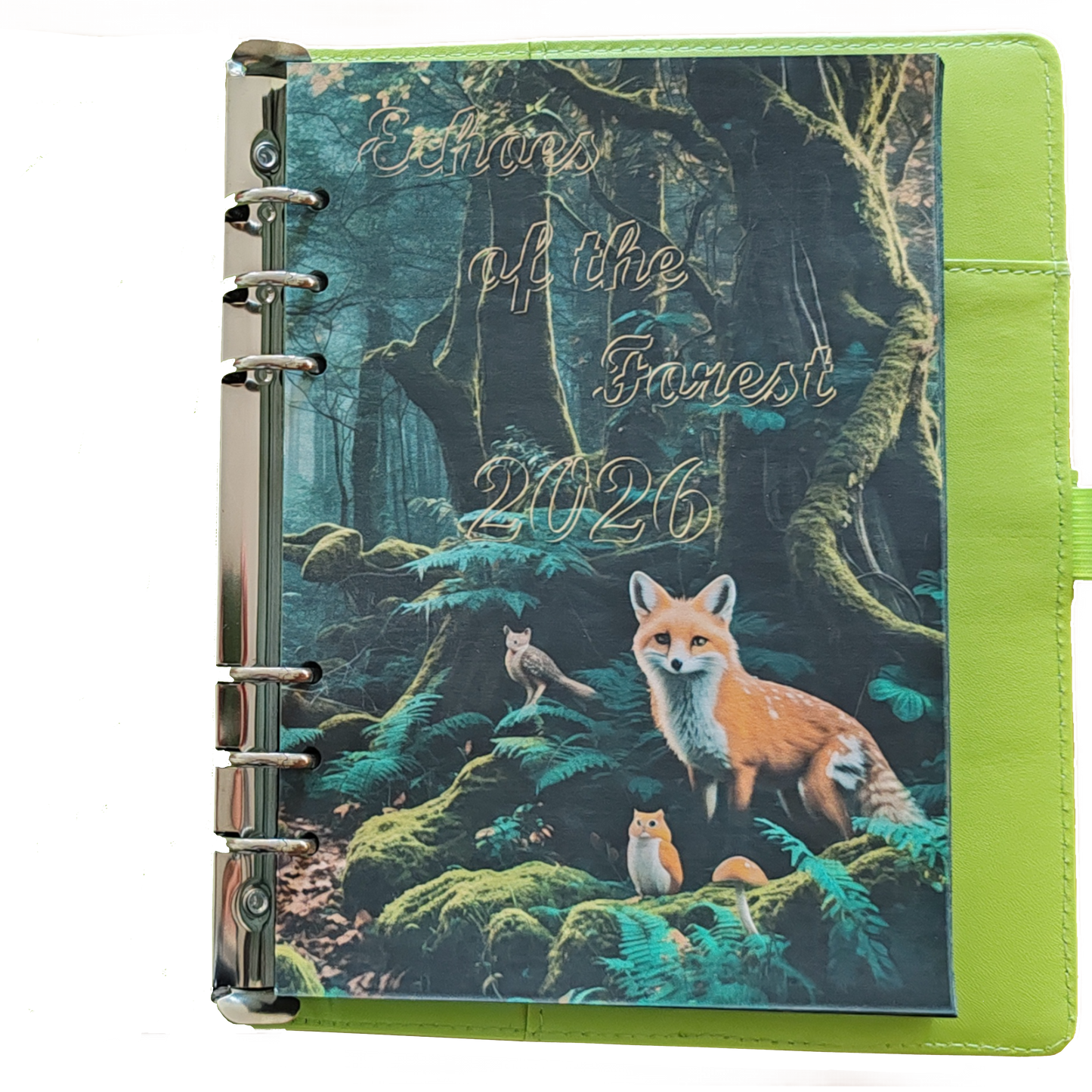 DIN A5 Ringbuchkalender 2026: Echoes of the Forest – Ein Kalender voller Waldzauber und natürlicher Ruhe