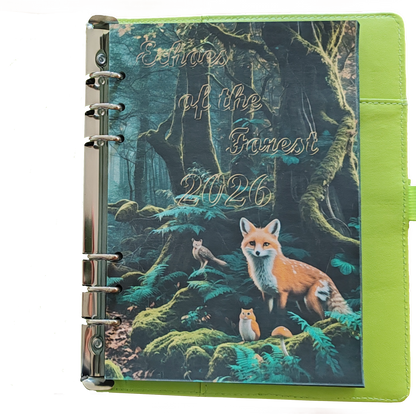 DIN A5 Ringbuchkalender 2026: Echoes of the Forest – Ein Kalender voller Waldzauber und natürlicher Ruhe