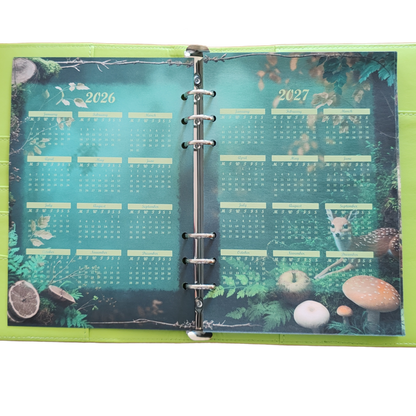DIN A5 Ringbuchkalender 2026: Echoes of the Forest – Ein Kalender voller Waldzauber und natürlicher Ruhe