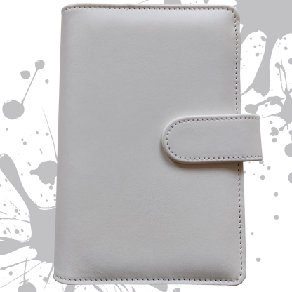 Personal Size / DIN A6 Ringbuch | Ringbinder Weiß | 6-Ring-Mechanik