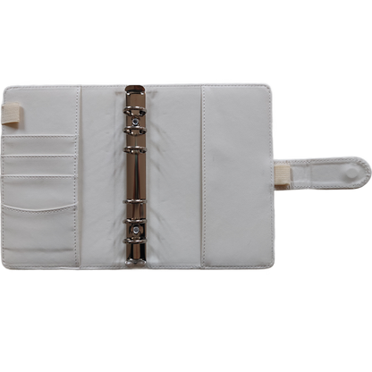 Personal Size / DIN A6 Ringbuch | Ringbinder Weiß | 6-Ring-Mechanik