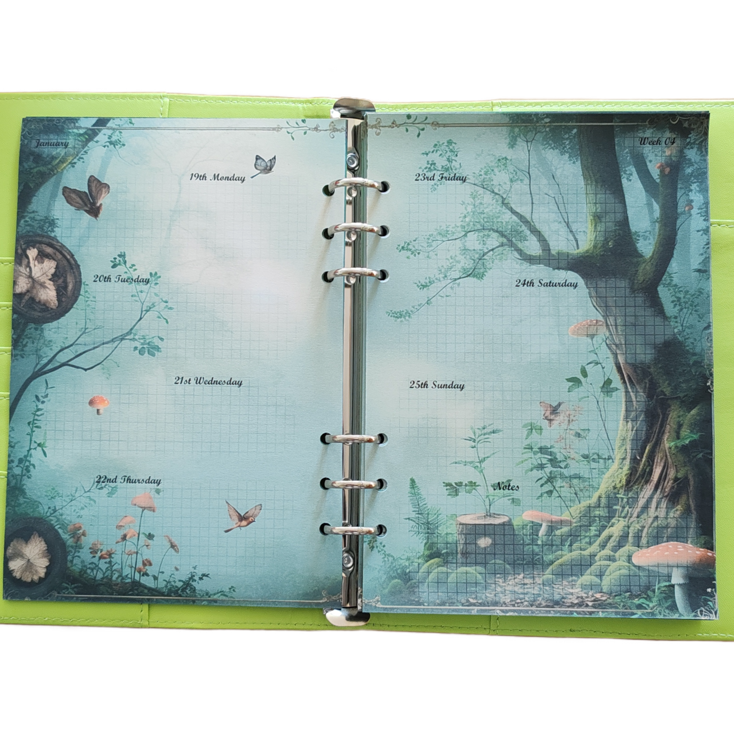 DIN A5 Ringbuchkalender 2026: Echoes of the Forest – Ein Kalender voller Waldzauber und natürlicher Ruhe