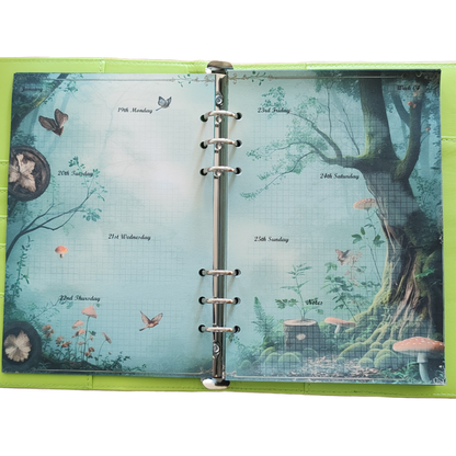 DIN A5 Ringbuchkalender 2026: Echoes of the Forest – Ein Kalender voller Waldzauber und natürlicher Ruhe