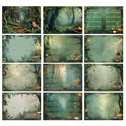 DIN A5 Ringbuchkalender 2026: Echoes of the Forest – Ein Kalender voller Waldzauber und natürlicher Ruhe