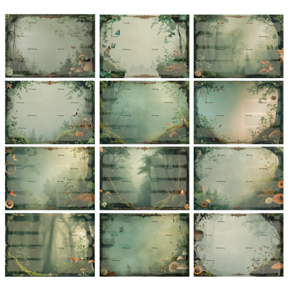 DIN A5 Ringbuchkalender 2026: Echoes of the Forest – Ein Kalender voller Waldzauber und natürlicher Ruhe