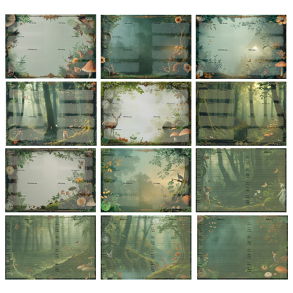 DIN A5 Ringbuchkalender 2026: Echoes of the Forest – Ein Kalender voller Waldzauber und natürlicher Ruhe