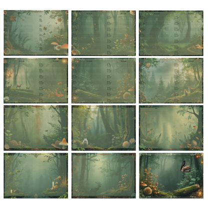 DIN A5 Ringbuchkalender 2026: Echoes of the Forest – Ein Kalender voller Waldzauber und natürlicher Ruhe